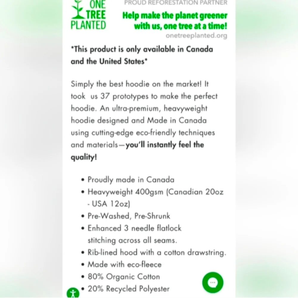 Northbound Gear eco organic cotton black hoodie - Picture 4 of 6